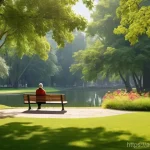 Home 16 도시 생태계 서비스의 이해와 활용 - **Prompt 1: Urban Oasis of Serenity**
"A vibrant, modern city park bathed in soft, natural sunli...